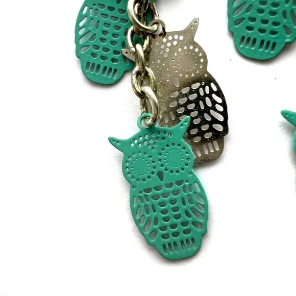 Lot of 5 pair of earrings, blue turquoise silver gold black - Picture 11 of 11